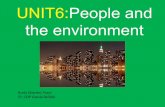 Unit 6: The People and the environment