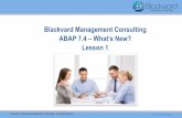 ABAP 7.4 - What's New?