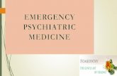 Emergency Psychiatric Medicine- Suicide