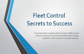 Fleet Control Secrets to Success