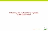 Enhancing the sustainability of global commodity chains