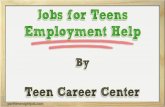 Employment Tips - Jobs for Teens