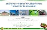 2014ENERGY EFFICIENCY IMPLEMENTATION TO REDUCE GHG EMISSION