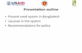 Towards innovation and growth in Bangladesh’s seed sector by Firdousi Naher