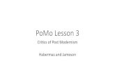 Po mo lesson 3 critics of pomo