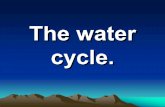 Water cycle blog