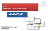 Hcl media impact report   specific stories