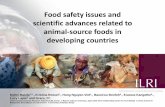 Food safety issues and scientific advances related to animal-source foods