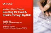 Needles in Stack of Needles: Detecting Tax Fraud & Evasion Through Big Data
