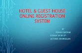 Hotel & guest house online registration system