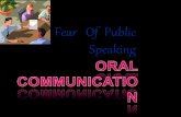 fear in public speaking