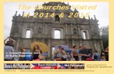 The churches of 2014 & early 2015