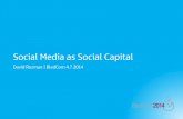 Social Media as Social Capital