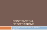 Contracts & Negotiations