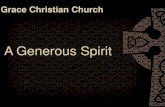 A generous spirit