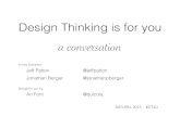 Design Thinking is for you - a conversation with Jeff Patton and Jonathan Berger (SATURN 2015)