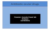 Antibiotic drug for eye diseases