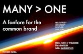 Many > One - A Fanfare For The Common Brand