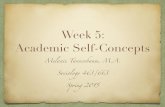SOC 463/663 (Social Psych of Education) - Academic Self-Concept