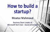 How to build a startup