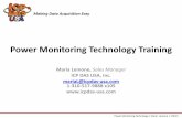 Power Monitoring Technology Using Smart Power Meters and Data Loggers