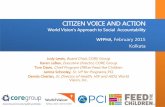World Federation of Public Health Associations Presentation on Citizen Voice and Action (Feb 2015)