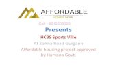 Hcbs sports ville overview, location, price details