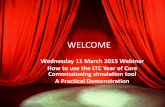 How to use the LTC year of care commissioning simulation tool webinar