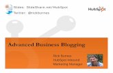Advanced Blogging For Business Tips - HubSpot