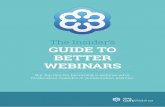 Top tips for becoming a webinar master