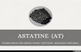 Astatine  (AT)