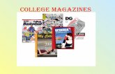 College Magazines Powerpoint