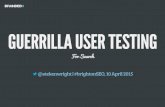 #BrightonSEO: Guerilla User Testing for Search - Stephen Kenwright