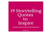 19 Storytelling Quotes to Inspire