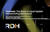 Osmosis - The Bane of Liquid Applied Waterproofing Membranes