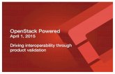 April 2015 Marketing Meeting: OpenStack Powered