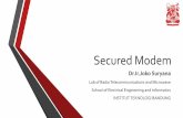 Secure modem design