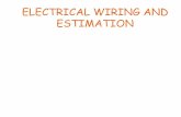 Electrical wiring and estimation  technical seminar