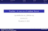 PostNet, une nouvelle ère de Botnet résilient (Julien Desfossez & David Goulet)
