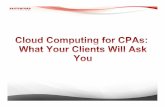 Cloud Computing for CPAs: What Your Client Will Ask You