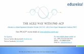 Webinar on PMI-ACP titled 'The agile way with pmi acp'