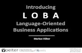 Introducing Language-Oriented Business Applications - Markus Voelter