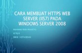 Cara Membangun Web Server dengan HTTPS di Windows Server 2008