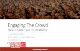 Engaging the Crowd: New Challenges in Usability