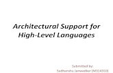 Architectural support for High Level Language