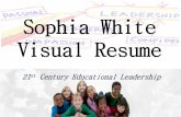 Sophia White Visual Resume