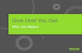 Give Until You Get: Cause Marketing Strategies