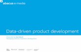Data-Drive Product Development