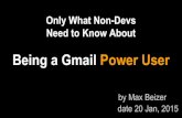 gmail power user
