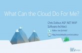 DevCamp - What can the cloud do for me